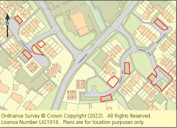 Lot: 7 - FREEHOLD VISITOR PARKING SPACES AND LAND -